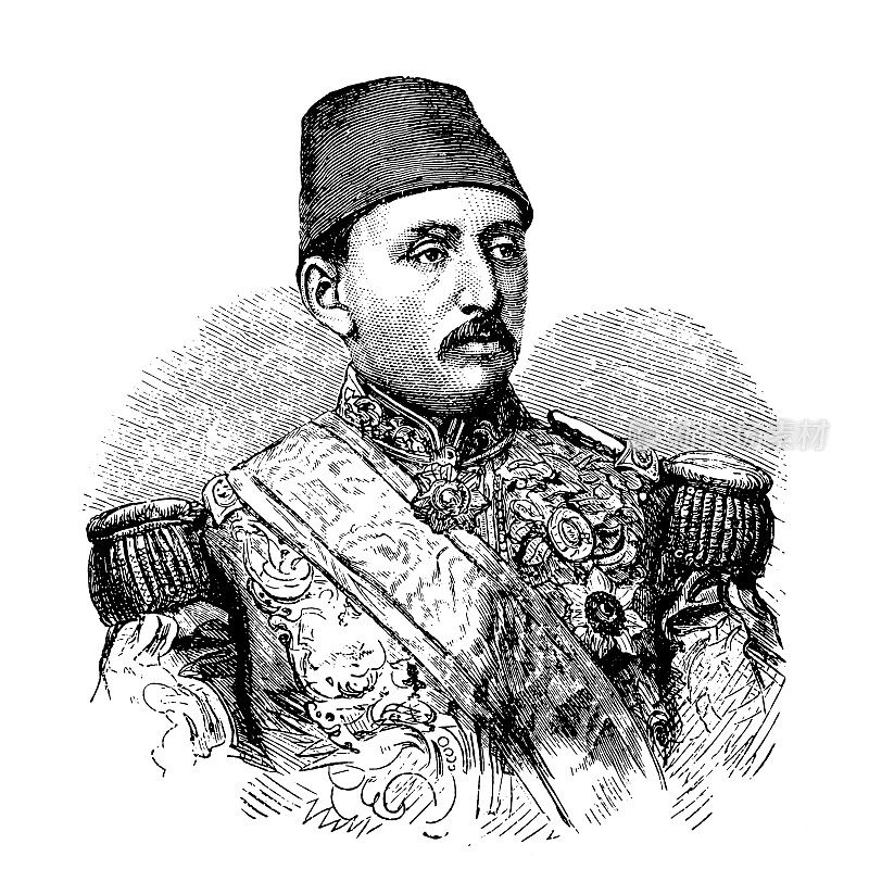 穆拉德五世(1840年9月21日- 1904年8月29日)是奥斯曼帝国的第33位苏丹，1876年5月30日至8月31日在位